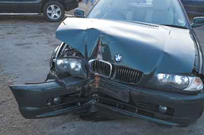 Accident on Rufford Lane.